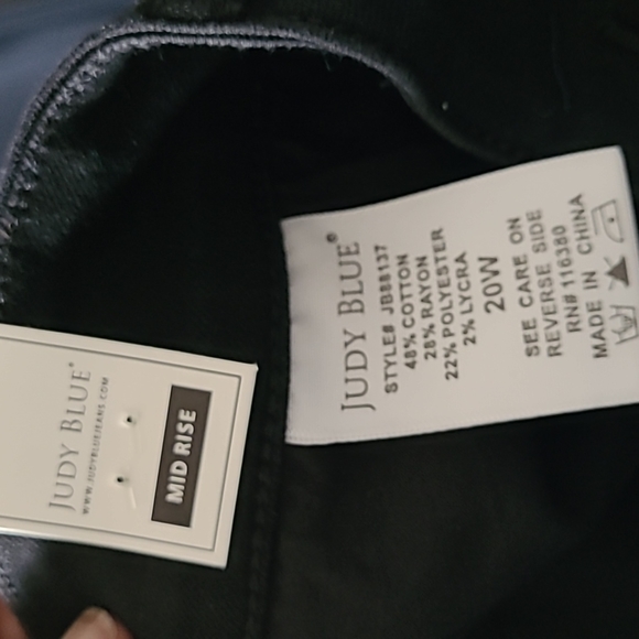๐ New NWOT Judy blue black jeans size 20w.. 22w - Picture 5 of 6